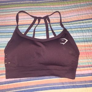 Gymshark purple sports bra- seamless collection